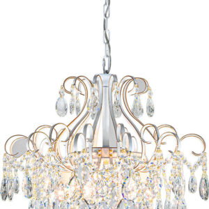 Подвесная люстра Escada Queen 1137/6S E27*60W White/Gold цена