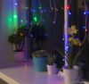 Гирлянда бахрома Luazon 80 LED 3х0.5м (мультиколор) 3556844 цена