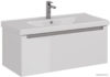 Lemark Тумба под умывальник Buno Mini 100 LM05BM100T (белый глянец) цена