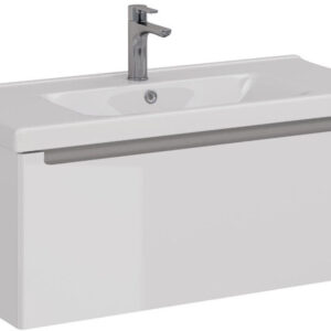 Lemark Тумба под умывальник Buno Mini 100 LM05BM100T (белый глянец) цена