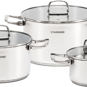 Набор кастрюль StarWind Chef Compact SW-CH3006 цена