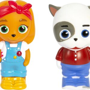 Набор игрушек для ванной Кошечки-Собачки Викки и Жоржик 38458 цена