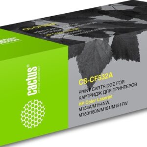 Картридж CACTUS CS-CF532A (аналог HP CF532A) цена