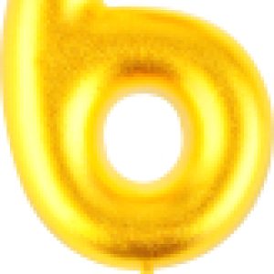 Свеча для торта Цифра 6 / MS_59310 21век