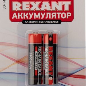 Аккумулятор Rexant AA 2800mAh 2шт 30-1428 цена