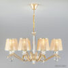 Подвесная люстра Евросвет Alcamo 60103/8 перламутровое золото цена