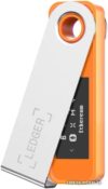 Аппаратный криптокошелек Ledger Nano S Plus (оранжевый) цена