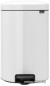 Мусорное ведро Brabantia Pedal Bin NewIcon с корзиной 20 л (белый) цена