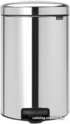 Мусорное ведро Brabantia Pedal Bin NewIcon с корзиной 20 л (стальной полированный) цена