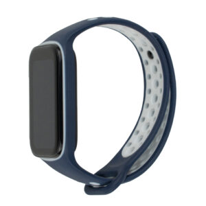 Ремешок для Redmi Smart Band 2 Bingo Sport (синий с белым)