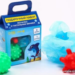 Набор игрушек для ванной Крошка Я Дельфин 7412557 цена