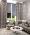 Мини рулонные шторы Legrand Ривера 66x175 (маренго) цена