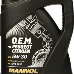 Моторное масло Mannol O.E.M. for peugeot citroen 5W-30 4л цена