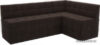 Угловой диван Мебель-АРС Атлантис правый 190x84x120 (кордрой коричневый) цена