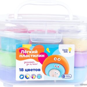 Пластилин легкий Genio Kids Легкий пластилин TA1724 (18 цветов) цена