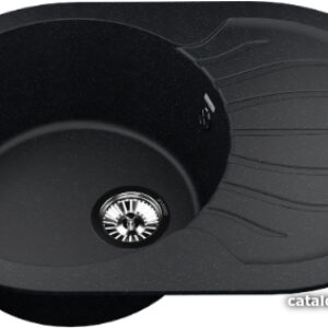 Кухонная мойка Vigro Vigronit VG304 150907 (антрацит) цена