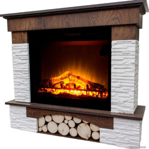 Электрокамин Dimplex Porto Max LED (темный орех) цена