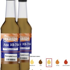 Лак Krafor ХВ-784 0.5 л (сосна) цена