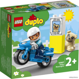 Конструктор LEGO Duplo 10967 Полицейский мотоцикл цена