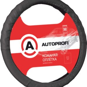 Оплетка на руль Autoprofi AP-300 BK (M) (черный) цена
