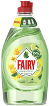 Средство для мытья посуды Fairy Pure & Clean Бергамот и Имбирь 450 мл цена