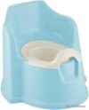 Детский горшок Lalababy Protect Me с крышкой (голубой пастельный) цена