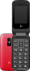 Кнопочный телефон F+ Flip 240 (черный/красный) цена