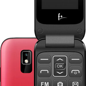 Кнопочный телефон F+ Flip 240 (черный/красный) цена