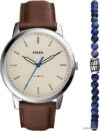 Наручные часы с украшением Fossil Minimalist FS5966SET цена