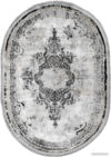 Прикроватный коврик Safyun Liparis LP362-GREY-BLACK-OVAL (0.8x1.5) цена