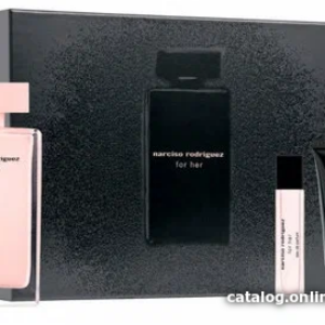 Парфюмерный набор Narciso Rodriguez For Her Туалетная вода 100 мл + 10 мл + Лосьон для тела 50 мл цена
