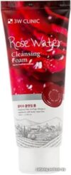 3W Clinic Пенка для умывания Rose Water Foam Cleansing 100 мл цена