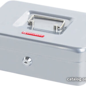 Кэшбокс BRAUBERG Safe 291059 (серебристый) цена
