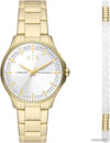 Наручные часы с украшением Armani Exchange AX7139SET цена