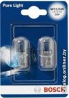 Лампа накаливания Bosch W21/5W Pure Light 2шт 1987301079 цена