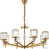 Подвесная люстра Escada Adorn 691/8S E27*60W Antique copper цена