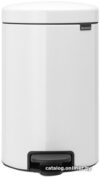 Мусорное ведро Brabantia Pedal Bin NewIcon с корзиной 12 л (белый) цена