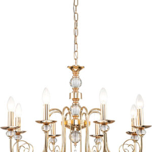 Подвесная люстра Escada Shine 678/8PL E14*40W Gold цена
