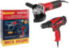 Угловая шлифовальная машина AG 1209-3 + дрель-шуруповерт DR 1023 D / 1329385 21век