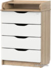 Детский комод Атон Мебель Сириус 604 Wood (дуб галифакс) цена