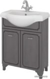 Какса-А Тумба Патина 65 под умывальник Классик 65 (серый/черный) цена