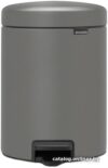 Мусорное ведро Brabantia Pedal Bin NewIcon 5 л (минерально-серый) цена