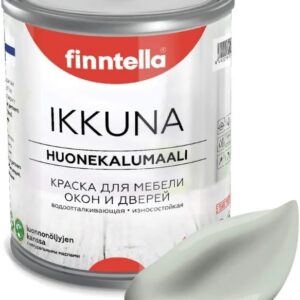 Краска Finntella Ikkuna Kanarian F-34-1-3-FL054 2.7 л (светло серо-зеленый) цена