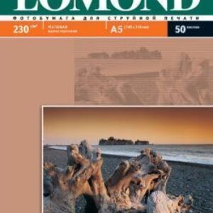 Фотобумага Lomond Матовая А5 230 г/кв.м. 50 листов (0102069) цена