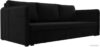 Диван Лига диванов Слим (микровельвет черный) цена