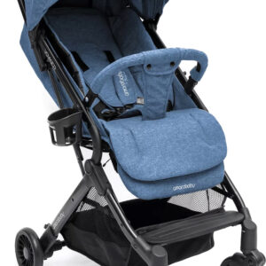 Коляска прогулочная «книга» Amarobaby Voyager (синий) цена