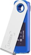 Аппаратный криптокошелек Ledger Nano S Plus (синий) цена