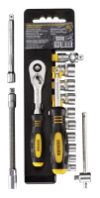 Набор головок слесарных SuperLock 6-гранных 1/4" 6-14мм / BG2034 21век