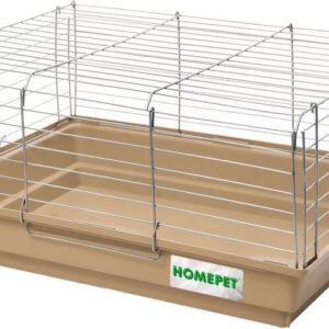 Клетка Homepet №1 81583 (бежевый/хром) цена