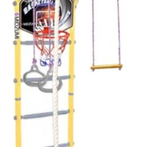 Детский спортивный комплекс Midzumi Hoshi Basketball Shield (лимонный пай) цена